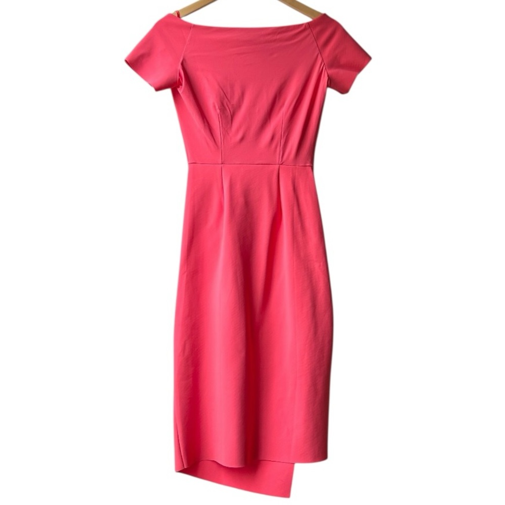 NWT $695 Chiara Boni La Petite Robe Devis Dress in Pink Red Sz 8 - Picture 8 of 16